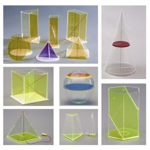 Базовый набор прозрачных геометрических тел с сечениями - fgospostavki.ru - Чита
