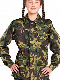 Костюм детский военно-полевой зелёный кмф - fgospostavki.ru - Чита