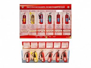 Электрифицированный стенд-тренажер "Эксплуатация огнетушителей" с разрезными агрегатами - fgospostavki.ru - Чита