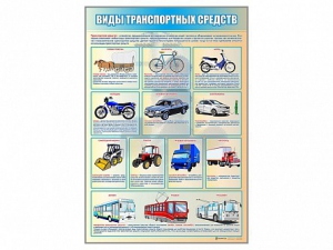 Стенд "Виды транспортных средств" - fgospostavki.ru - Чита