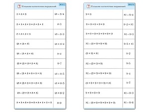 Комплект карточек (10) "Обучающий калейдоскоп. Умножение на 7, 8 и 9" - fgospostavki.ru - Чита