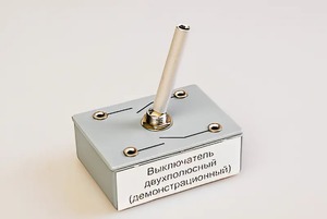 Выключатель двухполюсный (демонстрационный) - fgospostavki.ru - Чита