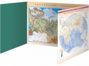 Доска магнитно-маркерная, трехэлементная "Карта мира" (полноцветная) + комплект тематических магнитов - fgospostavki.ru - Чита