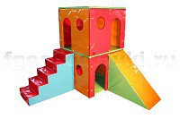 Домик игровой двухэтажный (комплект) - fgospostavki.ru - Чита