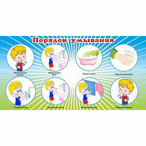 Стенд "Порядок умывания" - fgospostavki.ru - Чита