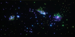 Настенный фиброоптический ковер "Млечный путь" 200х100, 300 точек - fgospostavki.ru - Чита