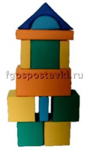 Мягкий модуль-конструктор "Городок" (12 элементов) - fgospostavki.ru - Чита