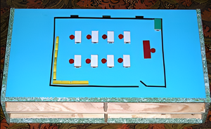 Магнитный набор для реабилитации "Ориентир" (для слепых и слабовидящих детей) - fgospostavki.ru - Чита