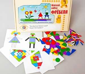 Игровой набор Фребеля "Конструктор плоскостной-4" (Серия "Эксперимент") - fgospostavki.ru - Чита
