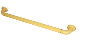 Поручень прямой с антибактериальным покрытием (желтый) - fgospostavki.ru - Чита