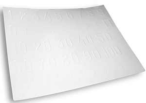 Пособие для слабовидящих детей - Сигнальные карточки по математике - fgospostavki.ru - Чита