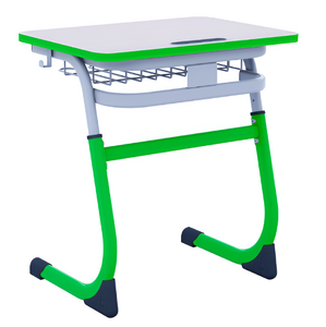 Парта SMARTY одноместная регулируемая по высоте с антивандальной кромкой - fgospostavki.ru - Чита