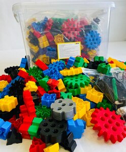 Конструктор STEM "Шестеренки" 400 деталей - fgospostavki.ru - Чита