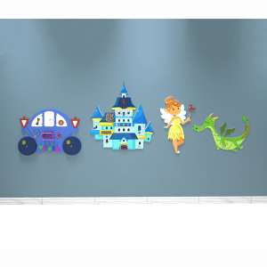 Комплект бизибордов «В сказочном королевстве» 4 в 1 - fgospostavki.ru - Чита