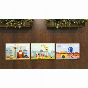 Комплект настенных панелей «Стройка» - fgospostavki.ru - Чита