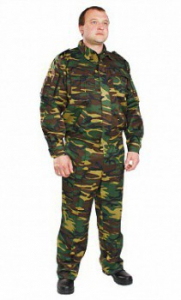 Костюм взрослый зеленый КМФ - fgospostavki.ru - Чита
