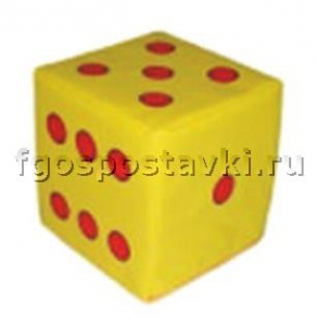 Кубик "Бросайка" с точками - fgospostavki.ru - Чита