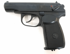 Массогабаритный лазерный макет пистолет Макарова ПМ со встроенным лазерным модулем и аккумуляторной батареей - fgospostavki.ru - Чита