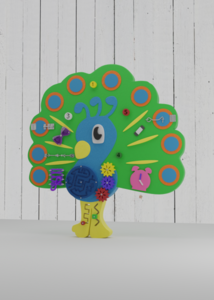 Бизиборд «Радостный павлин» - fgospostavki.ru - Чита