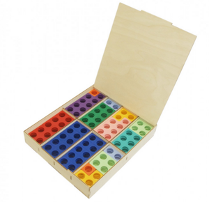 Нумирошка. Набор цветных пластиковых форм 80 шт. в коробке по методике Нумикон - fgospostavki.ru - Чита