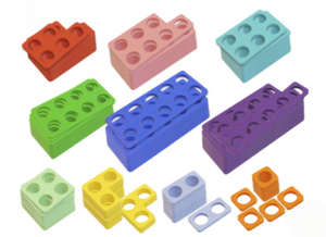 Нумирошка. Набор цветных пластиковых форм 100 шт. по методике Нумикон - fgospostavki.ru - Чита