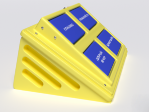 Игровой коммуникатор 4-х кнопочный желтый - fgospostavki.ru - Чита