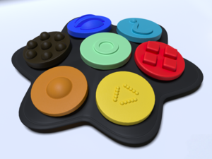 Полностью тактильный коммуникатор 7-кнопочный многоуровневый - fgospostavki.ru - Чита