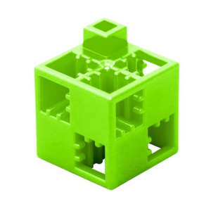 Кубик-основание желто-зеленый 20х20 Artec - fgospostavki.ru - Чита