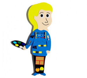 Бизиборд «Юный художник» - fgospostavki.ru - Чита