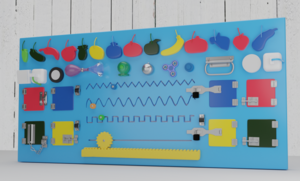 Бизиборд «Фрукты и овощи» - fgospostavki.ru - Чита