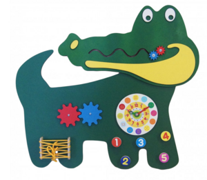 Бизиборд «Зеленый крокодил» - fgospostavki.ru - Чита