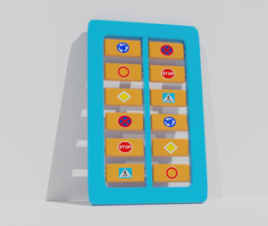 Игровая панель «Дорожные знаки»  - fgospostavki.ru - Чита