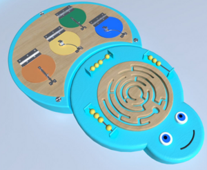 Настенный игровой элемент «Гусеница» - fgospostavki.ru - Чита