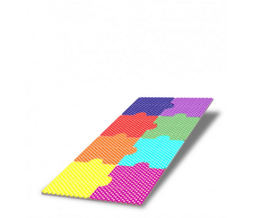 Настенная панель «Разноцветные пазлы» - fgospostavki.ru - Чита