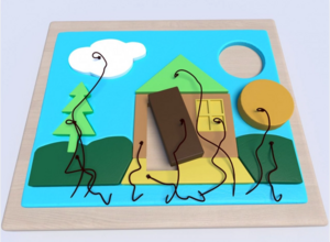 Настенная панель «Домик» - fgospostavki.ru - Чита