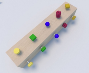 Развивающая панель «Винтовые цветочки » - fgospostavki.ru - Чита