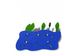 Тактильно-развивающая панель «Пруд» - fgospostavki.ru - Чита