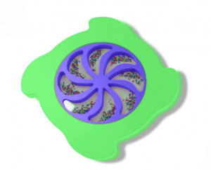 Тактильно-развивающая панель «Вращение радуги» - fgospostavki.ru - Чита