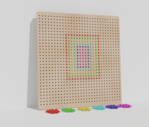 Тактильно-развивающая панель «Радужная мозаика» - fgospostavki.ru - Чита