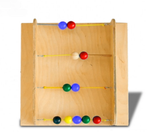 Тактильно-развивающая панель с текстурами и радужными шариками - fgospostavki.ru - Чита