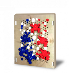 Тактильно-развивающая панель «Цветные лягушки» - fgospostavki.ru - Чита