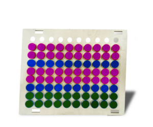 Тактильно-развивающая панель «Цветные фигурки» - fgospostavki.ru - Чита