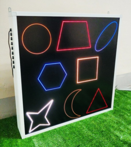 Панель интерактивная со светящимися цветными фигурами - fgospostavki.ru - Чита