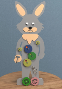 Бизиборд «Пасхальный кролик» - fgospostavki.ru - Чита