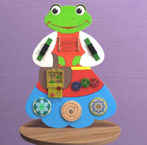 Бизиборд «Лягушка» - fgospostavki.ru - Чита