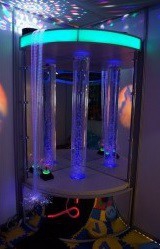 Релаксационный уголок «Отражение» с пузырьковой колонной и фиберволокном - fgospostavki.ru - Чита