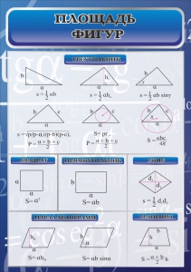 Стенд "Площадь фигур" - fgospostavki.ru - Чита