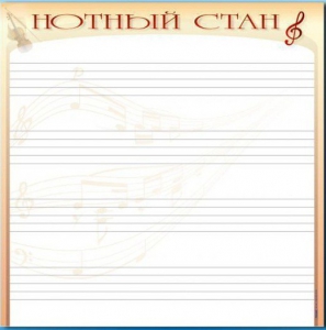 Доска магнитно-маркерная "Нотный стан" - fgospostavki.ru - Чита