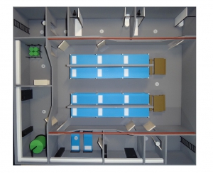 Макет "Убежище в разрезе" (встроенное убежище) - fgospostavki.ru - Чита