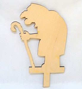 Персонаж для теневого театра "Баба Яга" - fgospostavki.ru - Чита